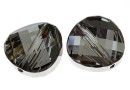 Swarovski, margele twist, silver night, 14mm - x1