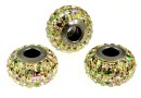 Swarovski, becharmed pave luminous green, 15mm - x1
