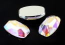 Swarovski, cabochon Organic, aurore boreale CALv, 13x8mm - x1