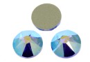 Swarovski, cabochon SS30, sapphire AB, 6mm - x4