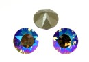 Swarovski, chaton ss39, black diamond shimmer, 8mm - x2