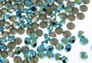 Swarovski, chaton pp14, blue zircon aurore boreale, 2mm - x20