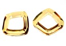 Swarovski, pandantiv cosmic square, golden shadow, 14mm - x1