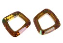 Swarovski, pandantiv cosmic square, copper comet argent, 14mm - x1