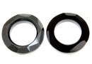 Swarovski, pandantiv cosmic ring, jet hematite, 20mm - x1