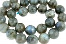 Labradorite, round, 4.5mm