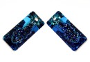 Swarovski, growing pendant, bermuda blue, 26mm - x1