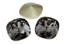 Swarovski, fancy square, silver night, 8mm - x1