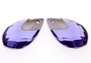 Swarovski, pandantiv picatura, tanzanite lt. chrome, 22mm - x1