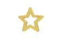 Link steluta argint 925 placat cu aur, 5.5mm  - x2