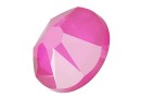Swarovski, cabochon SS30, electric pink, 6mm - x4