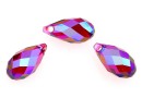 Swarovski, pandantiv brioleta, scarlet glacier blue, 11mm - x1