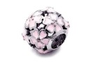 Margele decor, argint 925 placat cu rodiu, 10.5mm - x1