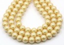 Perle Preciosa, pearlescent yellow, 8mm - x50