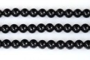 Margele onix negru, rotund, 3.3mm