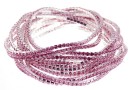 Bratara elastica martisor, rose, interior 5.5cm - x1