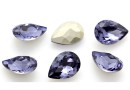Ideal crystals, fancy picatura, smoked tanzanite, 10x7mm - x4