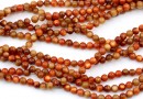 Margele sidef caramel, rotund, 4mm