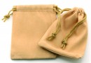 Saculet catifea, bej natur, 9x7cm - x5