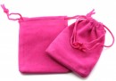 Saculet catifea, roz intens, 9x7cm - x5