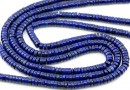 Lapis lazuli beads, heishi disc, 4.8mm