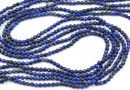 Lapis lazuli beads, faceted round, 2.3mm