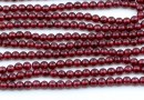 Garnet Beads, round, 3.5mm