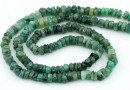 Emerald Chip Beads, irregular, 4x2mm