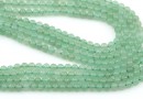 Aventurine green beads, round, 3.3mm