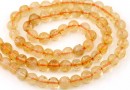 Citrine Beads, round, 5.5mm