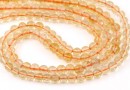 Citrine Beads, round, 4.5mm