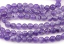 Amethyst Beads, round, 6.5mm