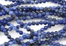 Sodalite Beads, round, 4mm