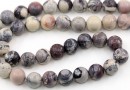 Painted Jasper Beads, Round, 8mm