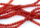 Carnelian Beads, Round, 4.5mm
