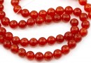 Carnelian Beads, Round, 8mm