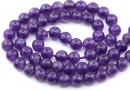 Margele Ametist, rotund, 6mm