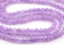 Margele Ametist lavanda, rotund, 4.5mm