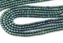 Margele Hematit, tub, verde, 2.3x2.2mm