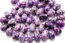 Colier cu incuietoare din margele magnezit, rondela, 16x10mm